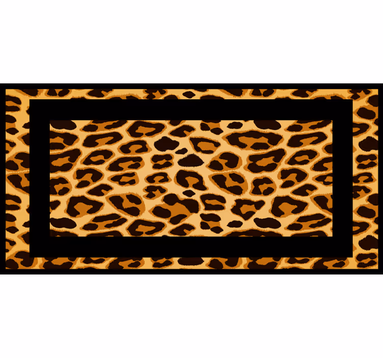 Raambekleding slaapkamer klassieke oranje tijger - TenStickers