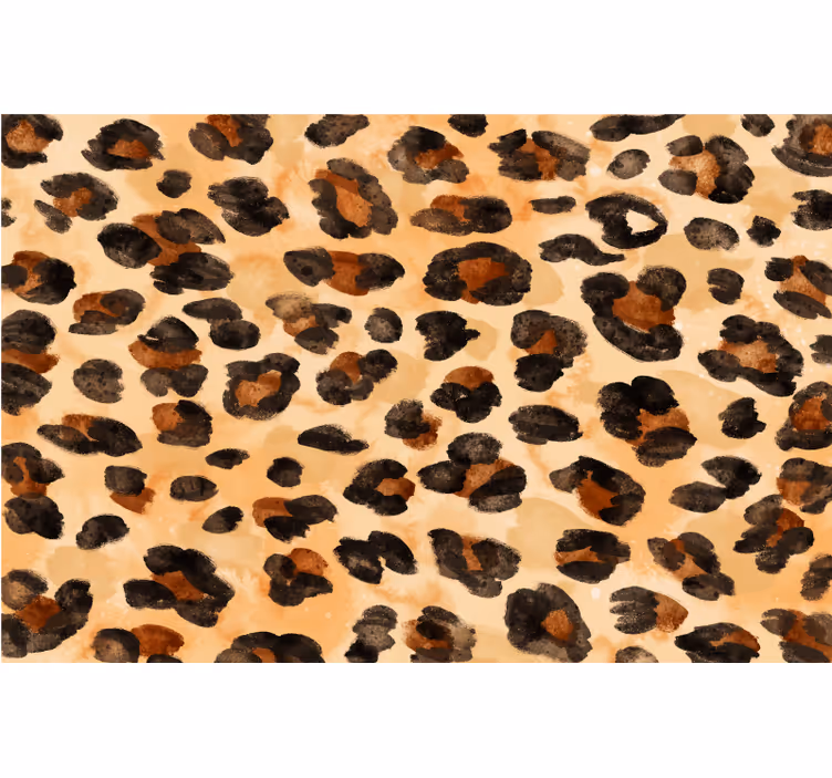 Raambekleding slaapkamer cheetahprint - TenStickers