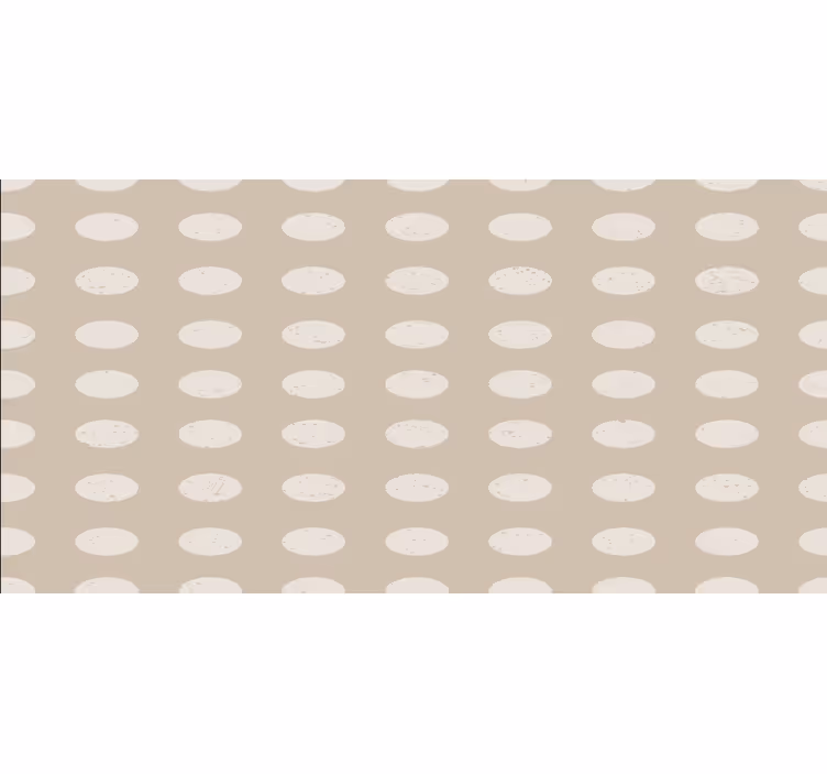 Raambekleding slaapkamer geometrisch wit cirkelpatroon - TenStickers