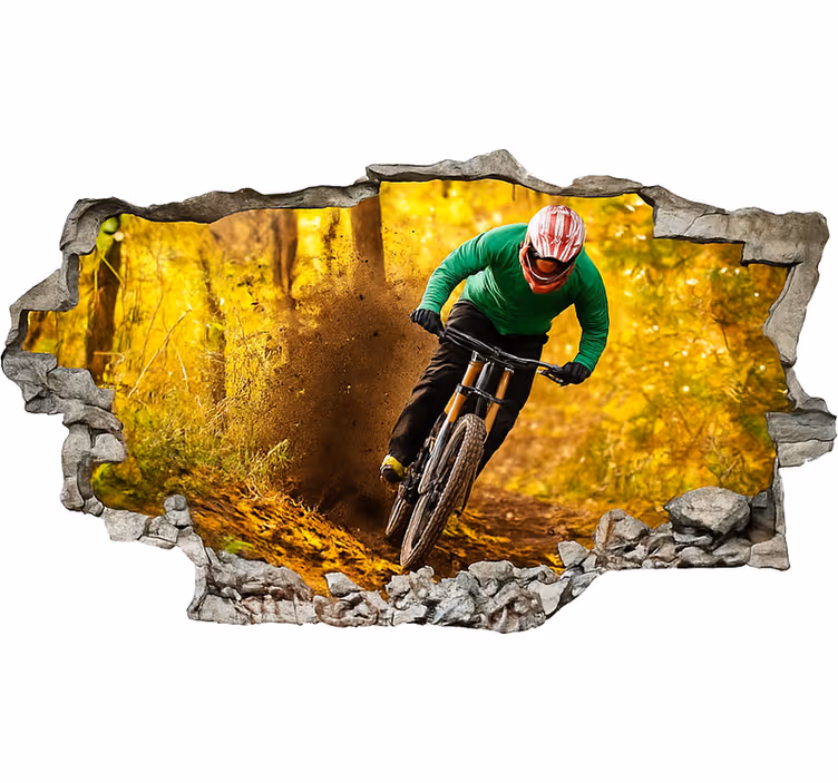 Rolgordijn woonkamer autumn dust breach - TenStickers