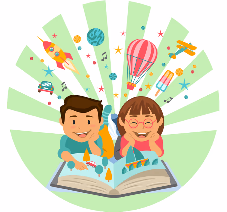 Rolgordijn kinderkamer educatie voor kinderen - TenStickers