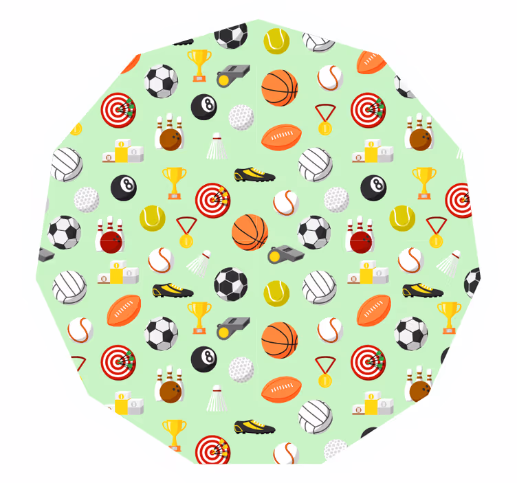 Rolgordijn kinderkamer kinderoefening - TenStickers