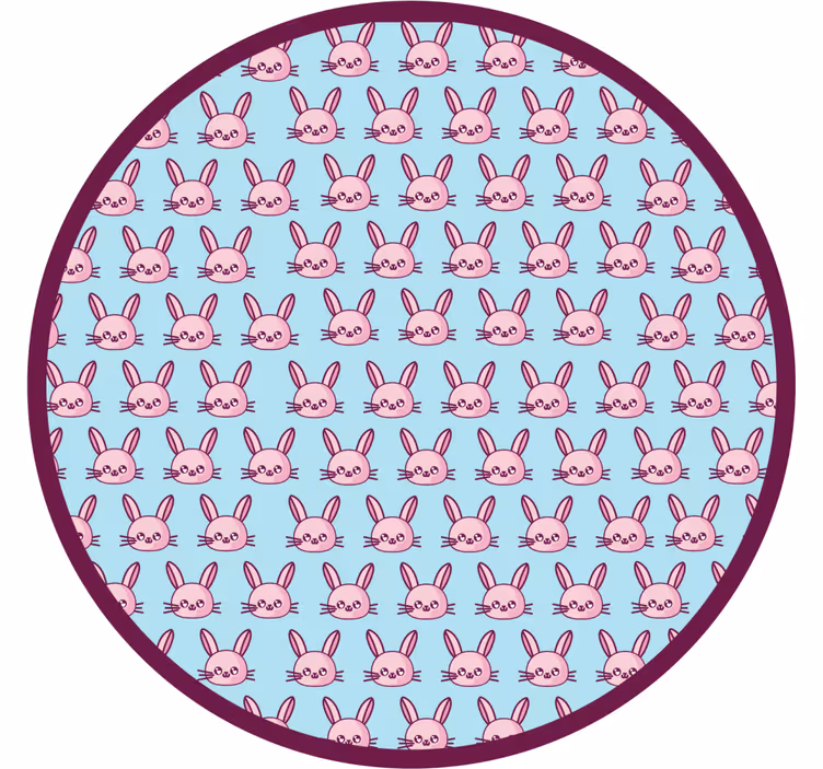 Rolgordijn kinderkamer anime konijnen - TenStickers