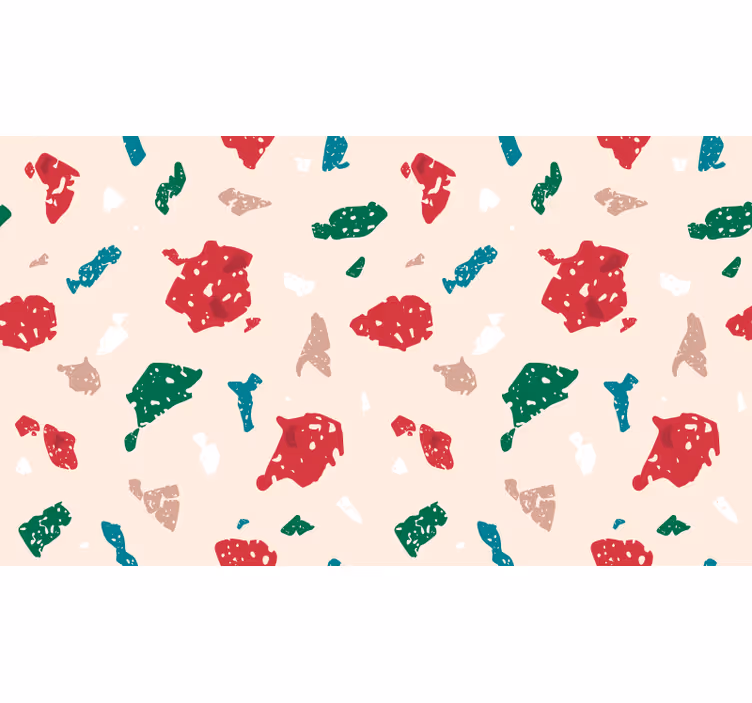 Rolgordijn kinderkamer kids terrazzo - TenStickers