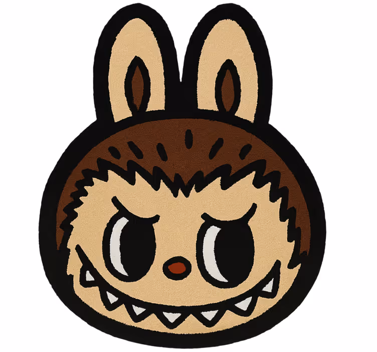 Rolgordijn kinderkamer classic bruin labubu - TenStickers