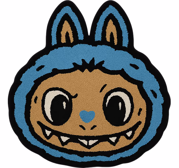 Rolgordijn kinderkamer blue labubu design - TenStickers