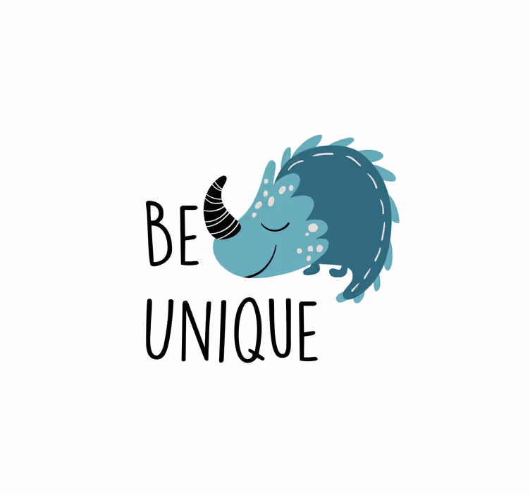 Rolgordijn kinderkamer nordic dinosaurus uniek - TenStickers