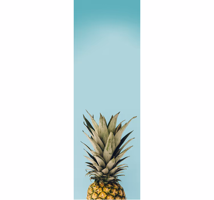 Rolgordijn keuken koelkastfolie ananas - TenStickers