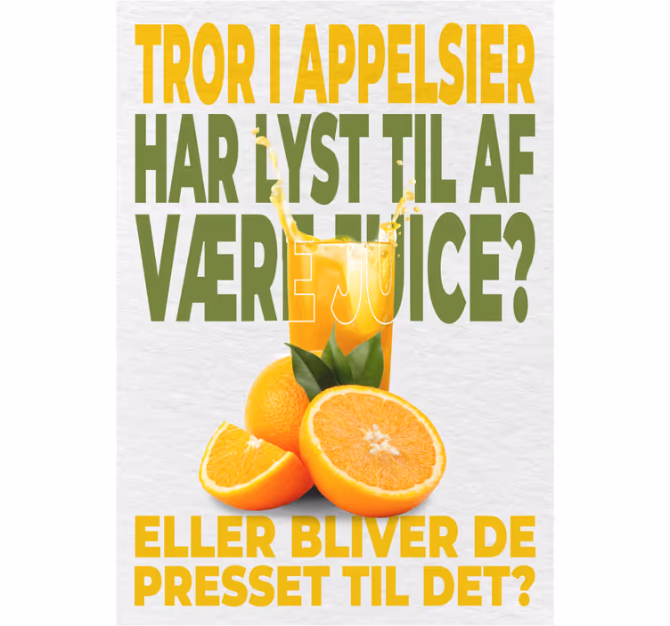 Rolgordijn keuken sinaasappels willen sap zijn? - TenStickers