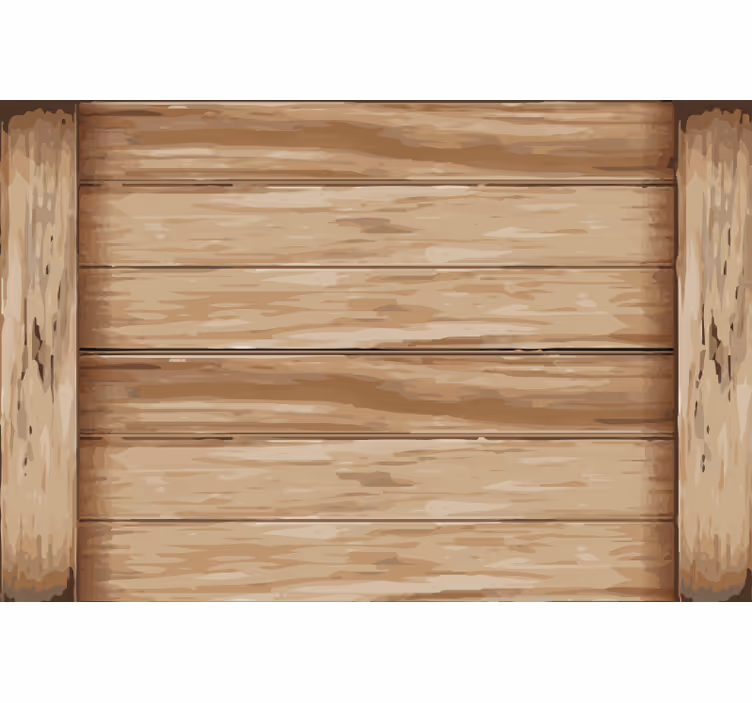 Rolgordijn beige modern houten patroon - TenStickers