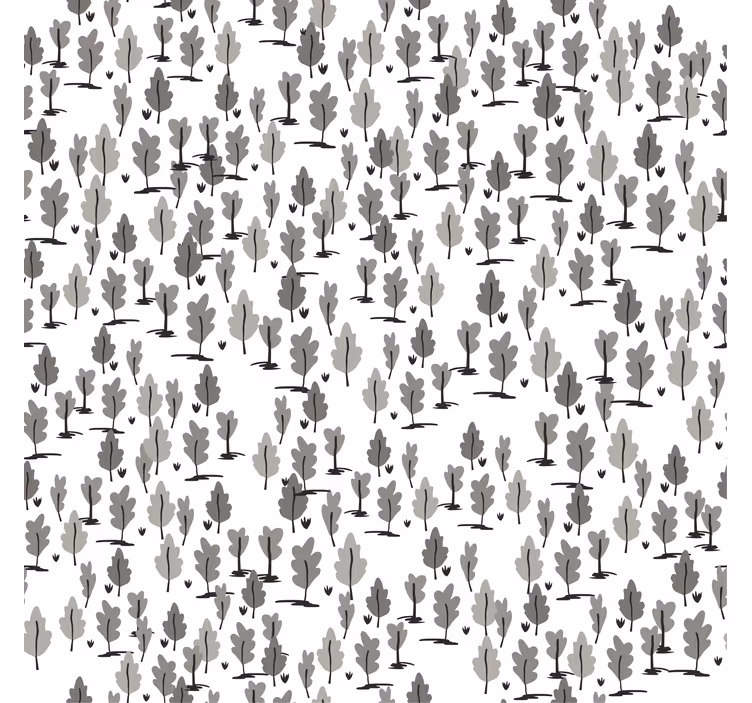 Rolgordijn woonkamer little trees kinfolk patroon - TenStickers