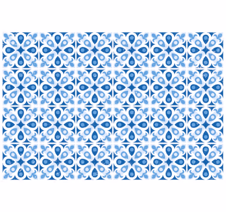 Raambekleding slaapkamer waterhouse blauw - TenStickers