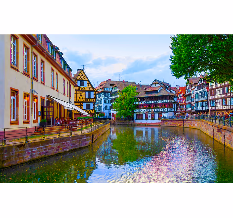 Rolgordijn woonkamer alsace regio - TenStickers