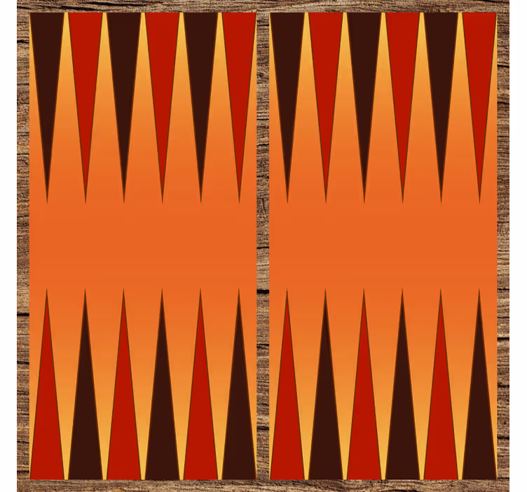 Rolgordijn kinderkamer met backgammon ontwerp - TenStickers