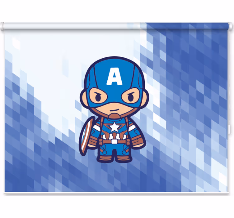 Rolgordijn kinderkamer superhelden avengers - TenStickers