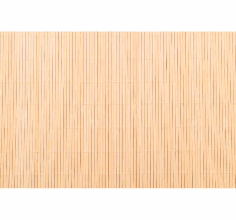 Rolgordijn beige met bamboe patroon - TenStickers