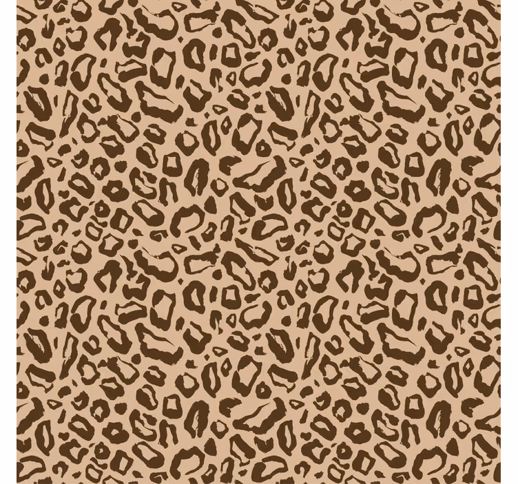 Rolgordijn beige met grote en kleine luipaardvlekken - TenStickers