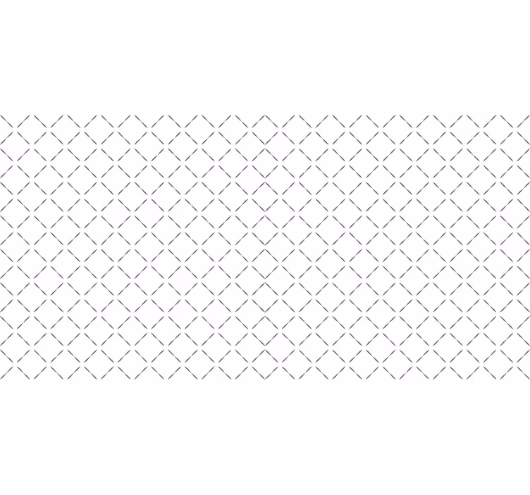 Wit rolgordijn met nordic ruiten - TenStickers