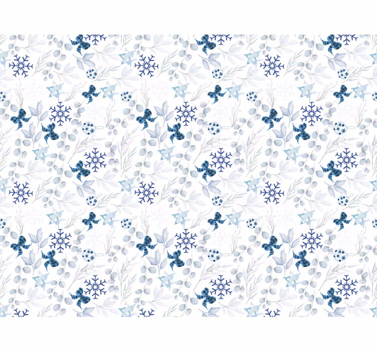 Wit rolgordijn kerststemming - TenStickers