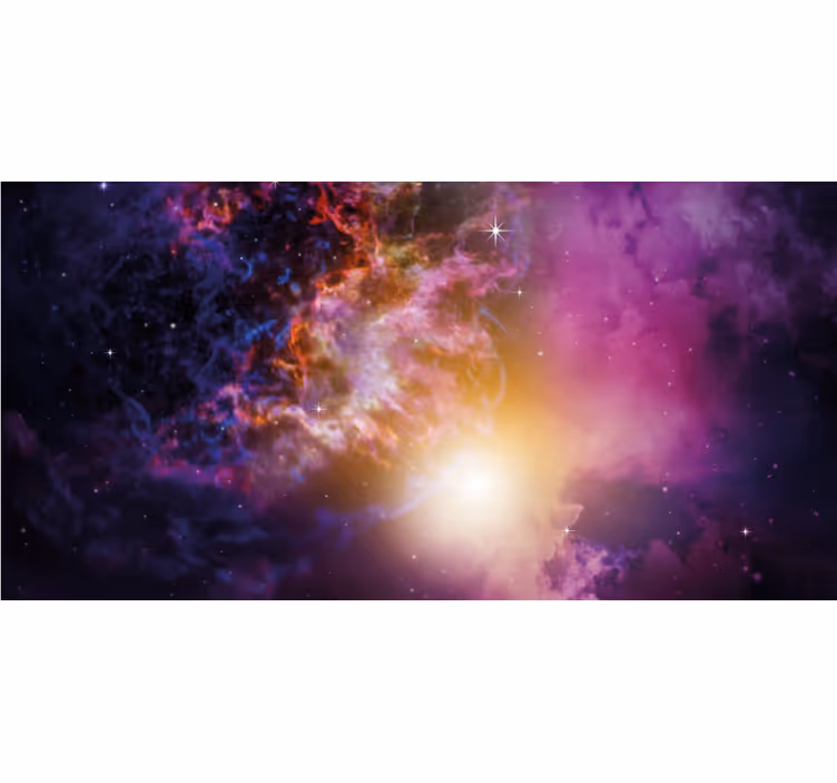 Gamer rolgordijn nebulosa - TenStickers