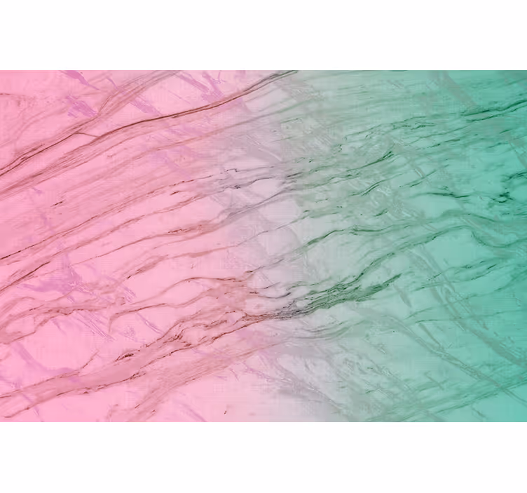 Rolgordijn textuur en patroon roze en groene pastelkleur - TenStickers