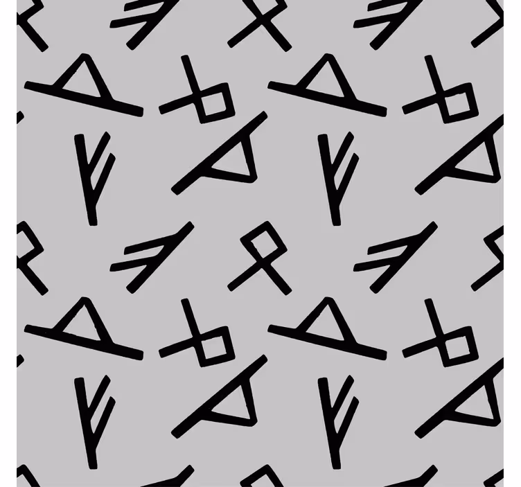Rolgordijn grijs nordic design grijs en zwart - TenStickers