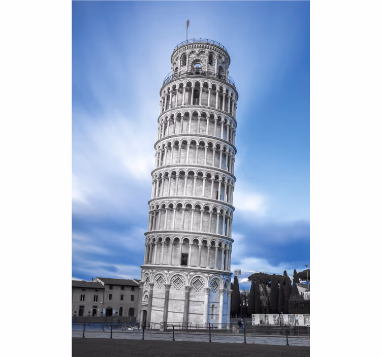 Rolgordijn kantoor toren van pisa italië - TenStickers