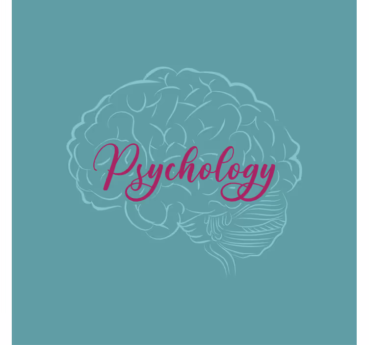 Rolgordijn kantoor psychology brein - TenStickers