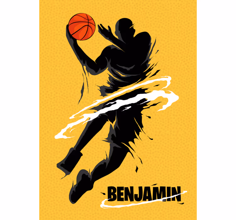 Rolgordijn tienerkamer basketball - TenStickers