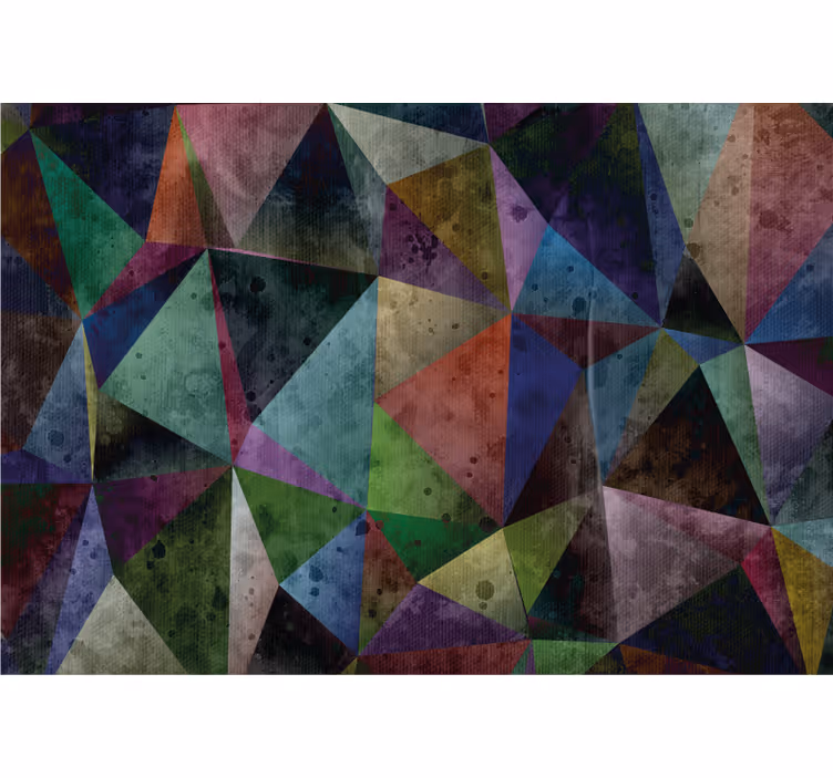 Rolgordijn buitenshuis picasso stijl kleurdiepte patroon - TenStickers