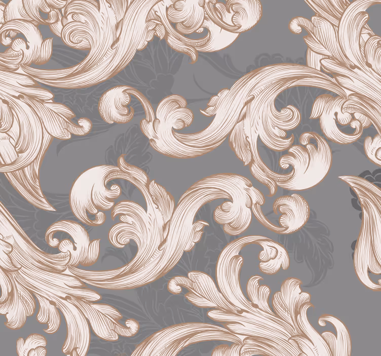 Rolgordijn buitenshuis wallpaper belle grise - TenStickers