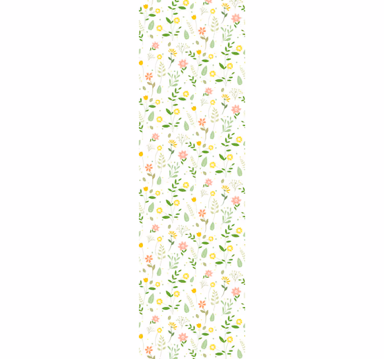 Rolgordijn buitenshuis multicolor bloemen design - TenStickers