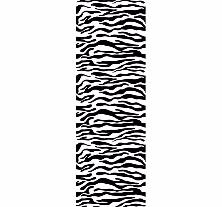 Rolgordijn tienerkamer met zebra patroon - TenStickers