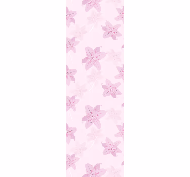 Rolgordijn tienerkamer mooi vrouwelijk bloemenontwerp - TenStickers