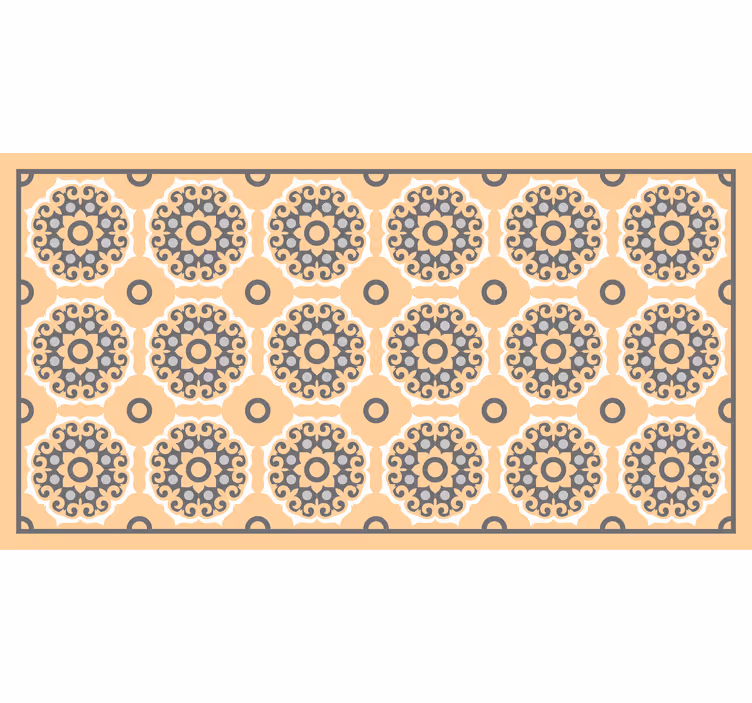 Raambekleding badkamer beige en grijze lijnenpatroon - TenStickers