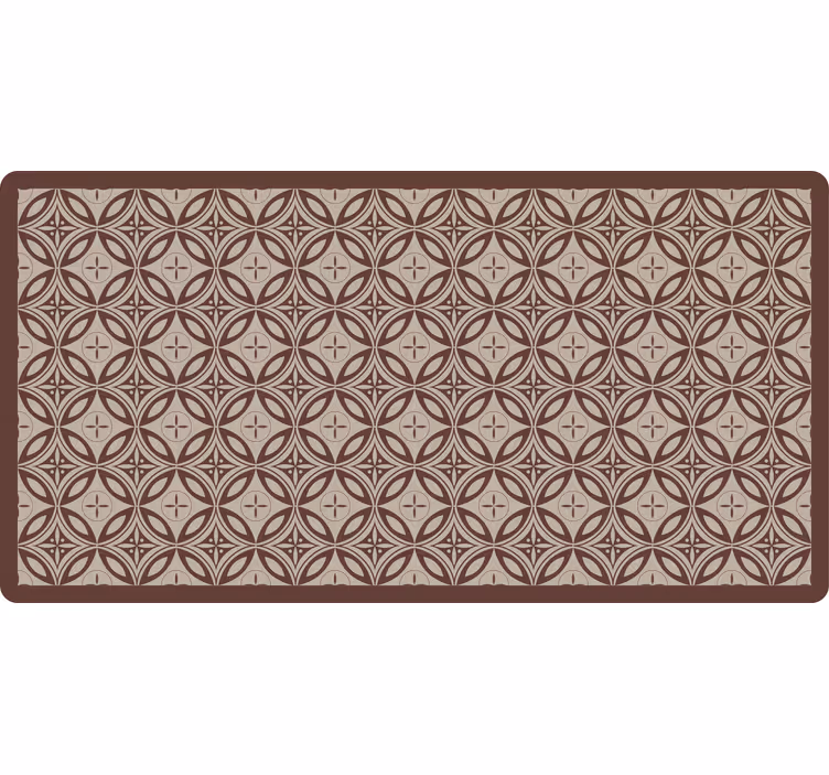 Raambekleding badkamer vintage stijl cementpatroon - TenStickers
