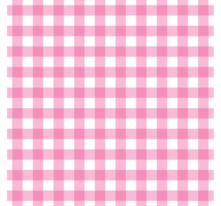 Raambekleding badkamer roze en witte vierkantjes - TenStickers