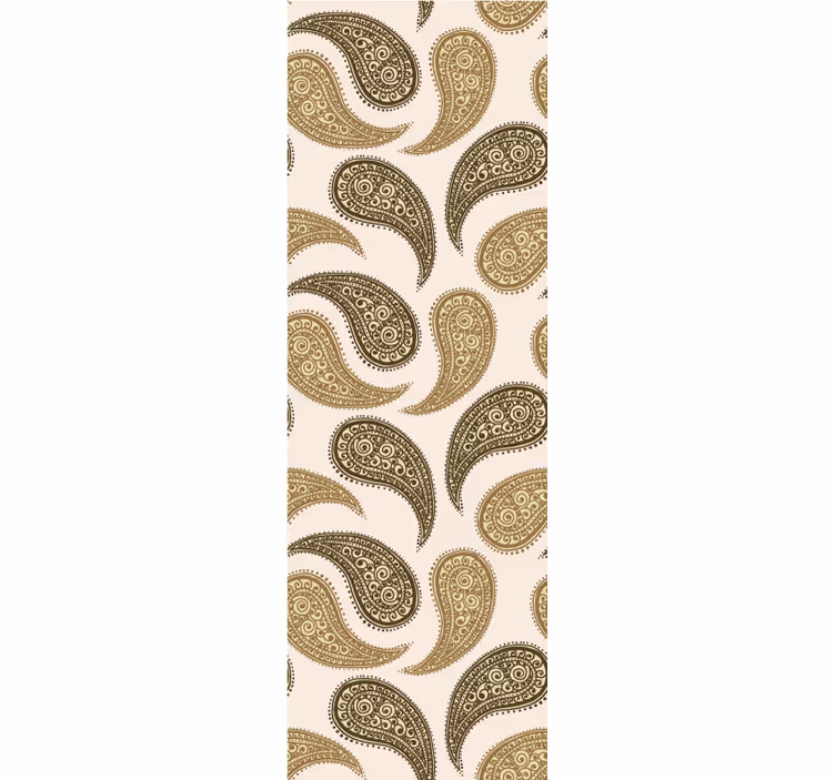 Klassiek rolgordijn indian paisley - TenStickers