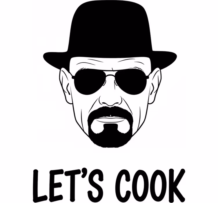 Rolgordijn series en film heisenberg laten koken - TenStickers