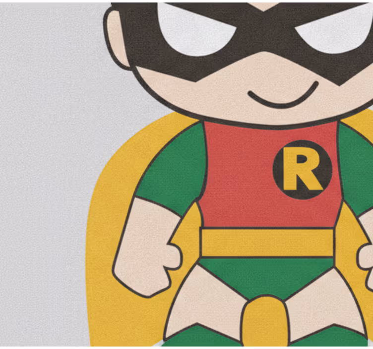 Superhelden raambekleding robin aan boord - TenStickers