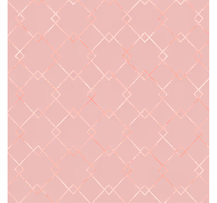 Roze rolgordijn modern vierkant patroon - TenStickers
