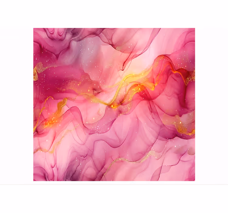 Roze rolgordijn pure abstracte marmerdesigns - TenStickers