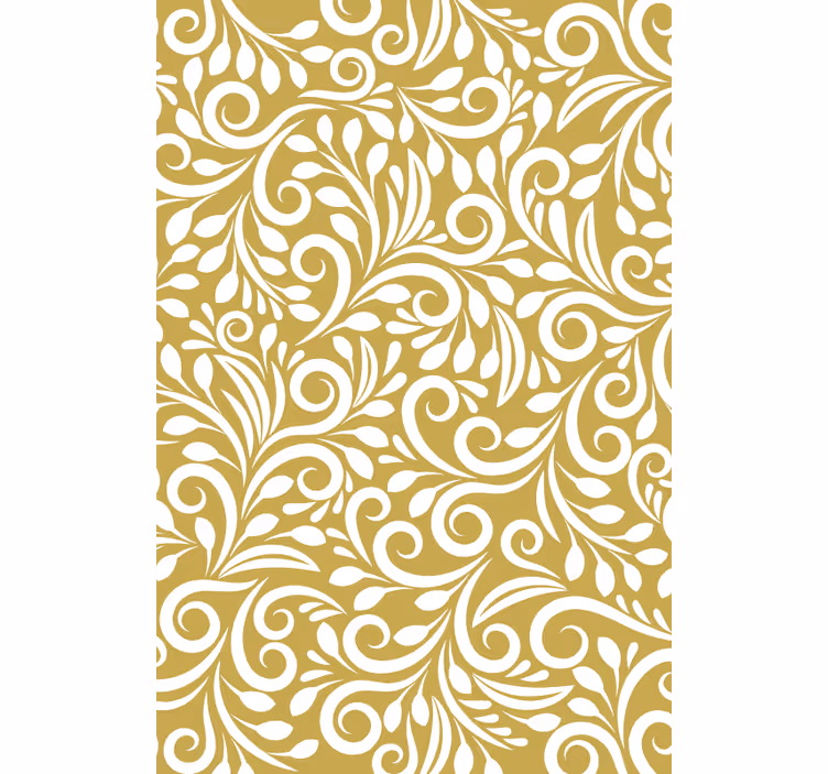 Sierlijk wervelpatroon elegant raambekleding - TenStickers