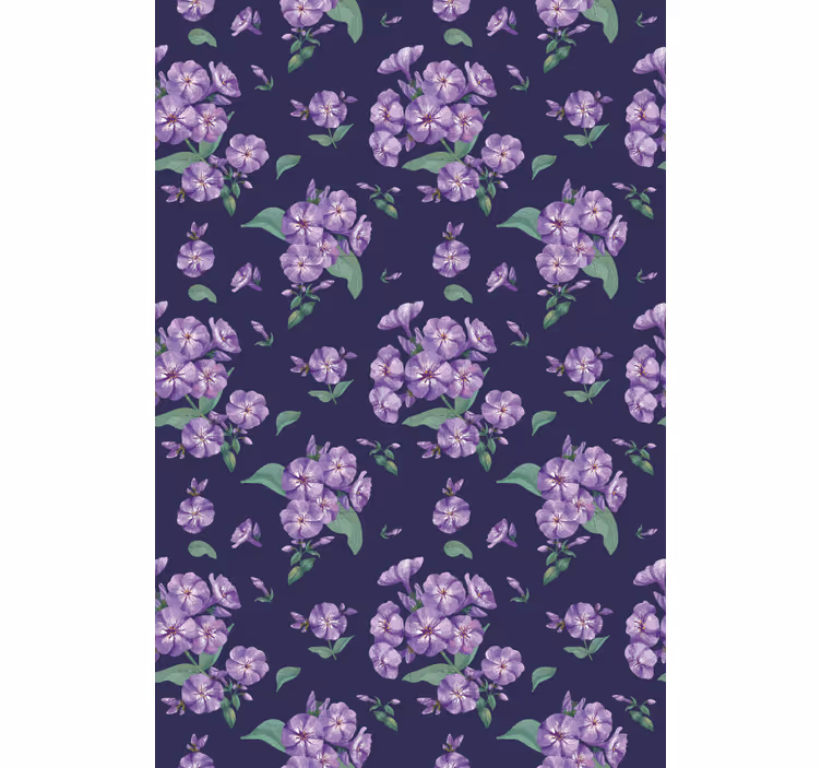 Bloeiende elegantie rolgordijn bloemen en planten - TenStickers