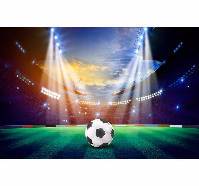 Voetbal rolgordijnen Voetbalstadion - TenStickers