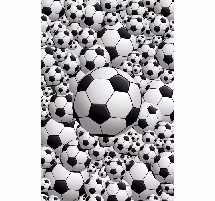 Meer sporten rolgordijnen Witte bal scoren - TenStickers