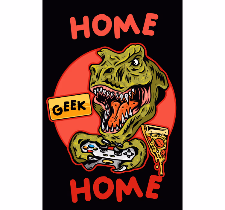 Nerd rolgordijnen Huis geek huis - TenStickers