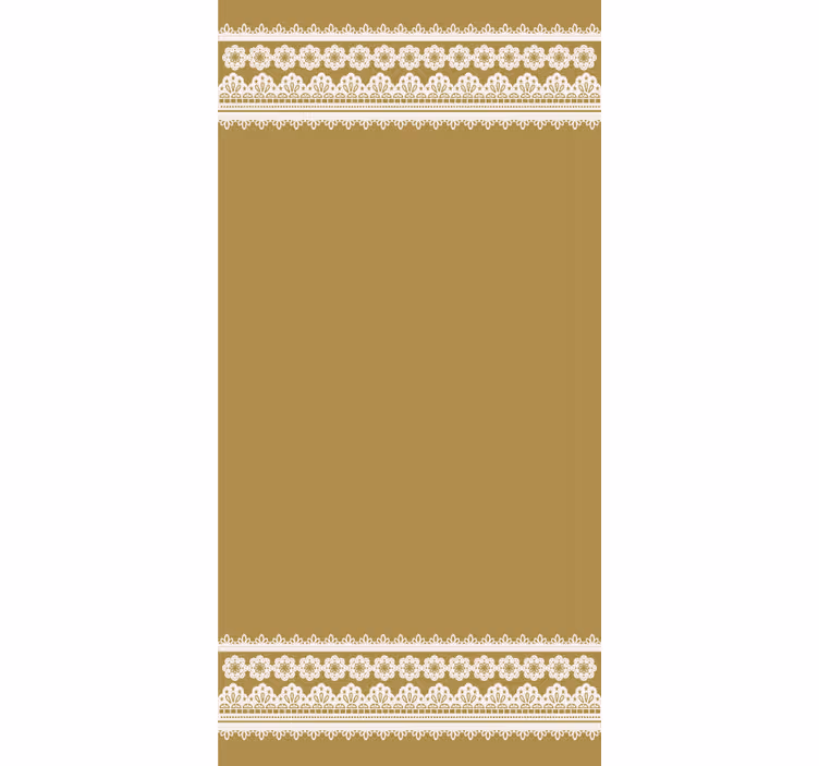 Kantpatroon band elegant raambekleding - TenStickers