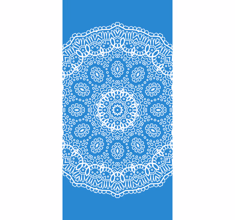 Mandala kantpatroon rolgordijn kunst - TenStickers