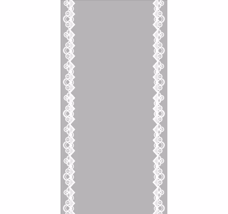 Elegantie van kantpatroon elegant raambekleding - TenStickers